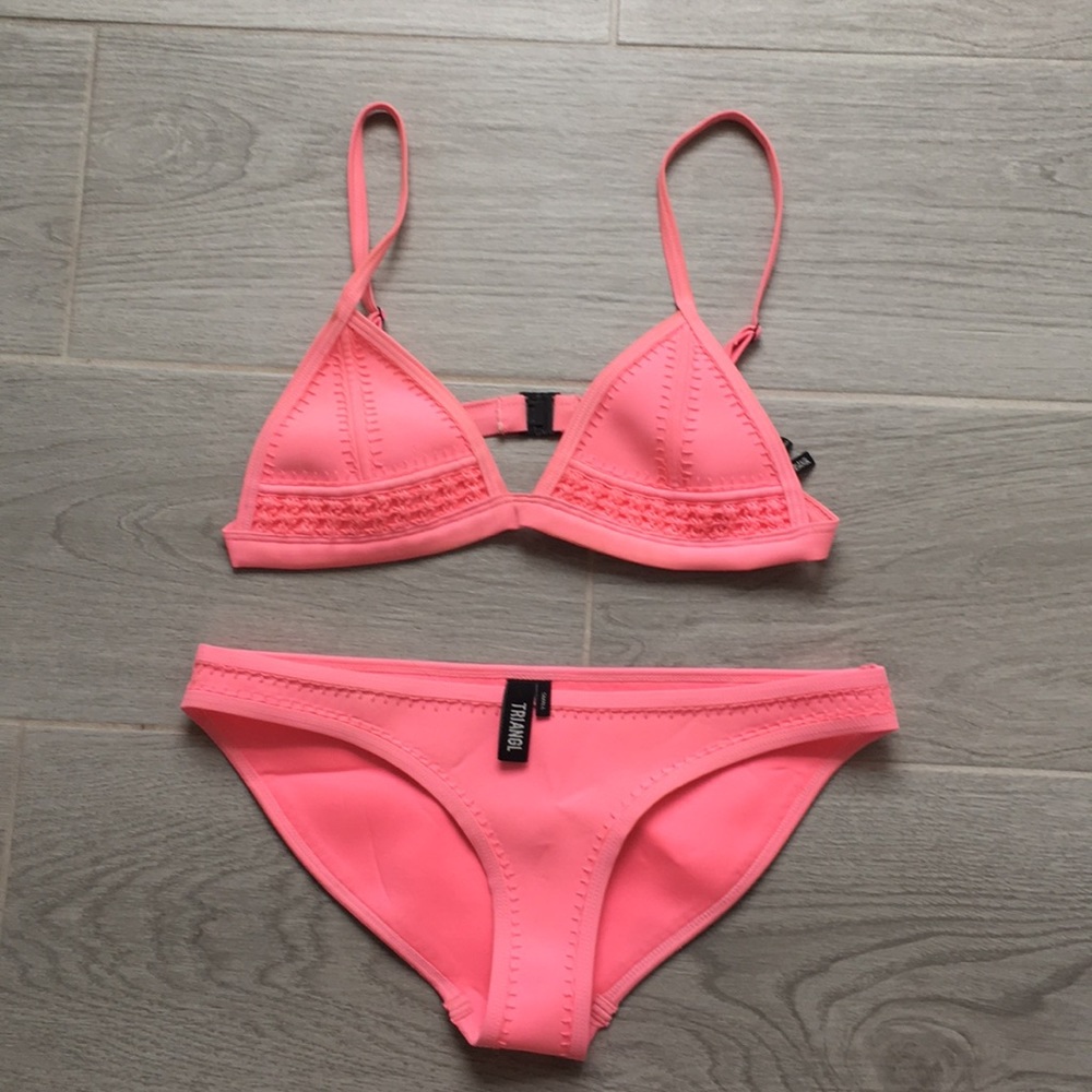 Pink Triangl Bikini